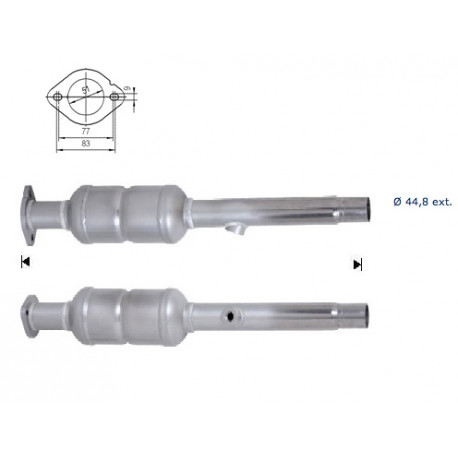Direc fit CAT in DPF Magnaflow Magnaflow Catalytic Converter for SEAT SKODA VOLKSWAGEN | race-shop.si