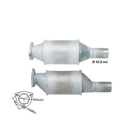 Direc fit CAT in DPF Magnaflow Magnaflow Catalytic Converter for SEAT VOLKSWAGEN | race-shop.si