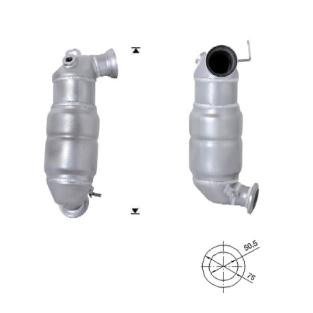 Direc fit CAT in DPF Magnaflow Magnaflow Catalytic Converter for SMART SMART | race-shop.si
