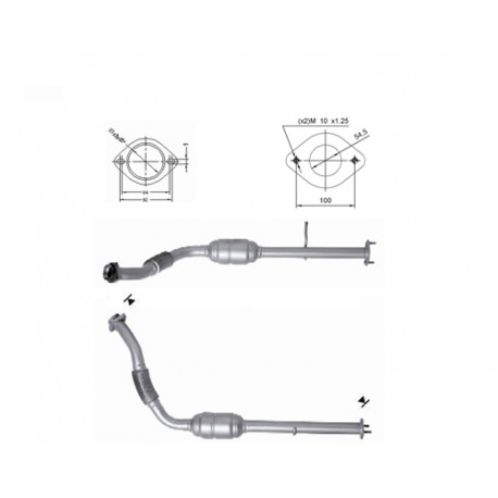 Direc fit CAT in DPF Magnaflow Magnaflow Catalytic Converter for SSANG YONG | race-shop.si