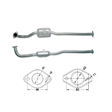Direc fit CAT in DPF Magnaflow Magnaflow Catalytic Converter for SUZUKI | race-shop.si