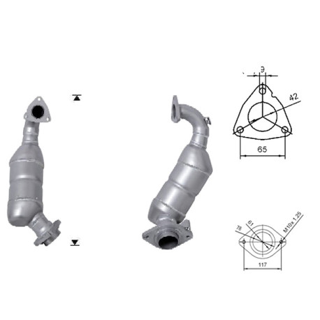 Direc fit CAT in DPF Magnaflow Magnaflow Catalytic Converter for TOYOTA | race-shop.si