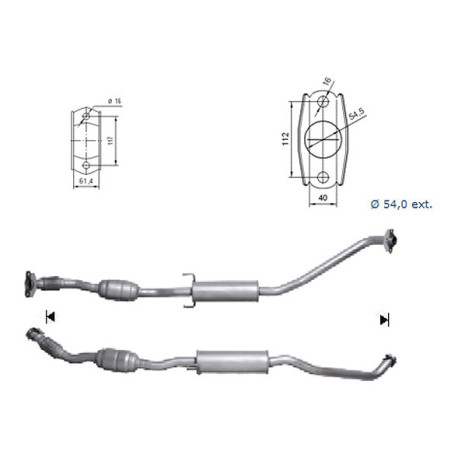 Direc fit CAT in DPF Magnaflow Magnaflow Catalytic Converter for TOYOTA | race-shop.si