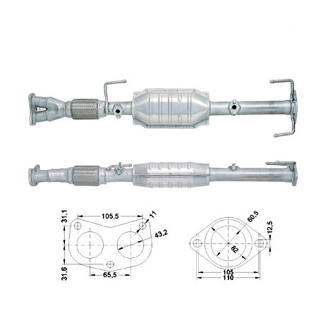 Direc fit CAT in DPF Magnaflow Magnaflow Catalytic Converter for TOYOTA | race-shop.si