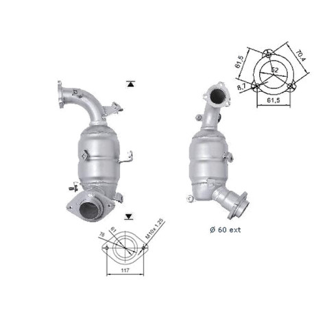 Direc fit CAT in DPF Magnaflow Magnaflow Catalytic Converter for TOYOTA | race-shop.si