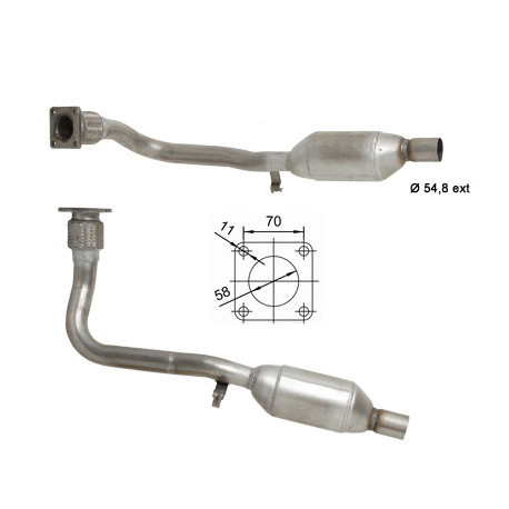 Direc fit CAT in DPF Magnaflow Magnaflow Catalytic Converter for VOLKSWAGEN | race-shop.si
