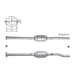 Magnaflow Catalytic Converter for VOLKSWAGEN