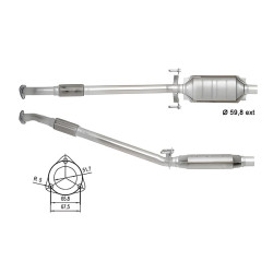 Magnaflow Catalytic Converter for VOLKSWAGEN