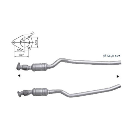 Direc fit CAT in DPF Magnaflow Magnaflow Catalytic Converter for VOLKSWAGEN | race-shop.si