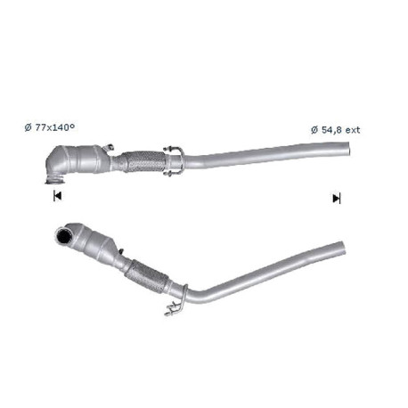Direc fit CAT in DPF Magnaflow Magnaflow Catalytic Converter for VOLKSWAGEN | race-shop.si