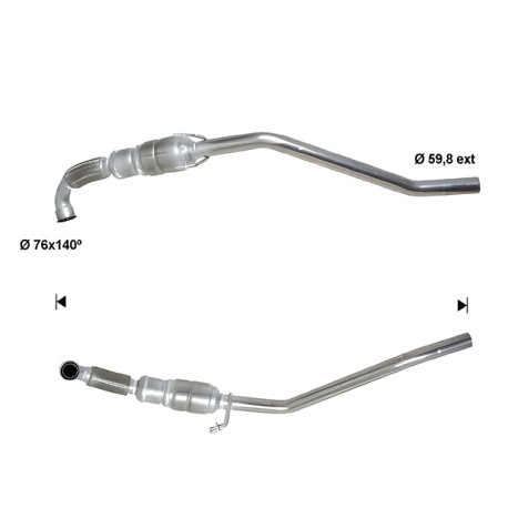 Direc fit CAT in DPF Magnaflow Magnaflow Catalytic Converter for VOLKSWAGEN | race-shop.si