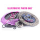 Sklopke in vztrajniki Xtreme KNI25025-1T Xtreme Performance Steel Backed Facing Clutch Kit | race-shop.si