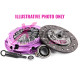 Sklopke in vztrajniki Xtreme KMZ24030-1A Clutch Kit Xtreme Performance Heavy Duty Organic 600Nm | race-shop.si