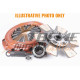Sklopke in vztrajniki Xtreme KMI25008-1B Clutch Kit Xtreme Outback Heavy Duty Sprung Ceramic 640Nm 800KG (30%) | race-shop.si