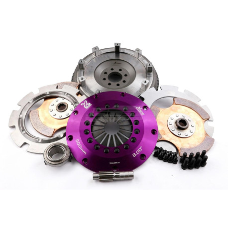Sklopke in vztrajniki Xtreme KMC20520-2E Xtreme Performance 200mm Rigid Ceramic Twin Plate Clutch Kit Incl Flywheel 1200Nm | race-shop.si