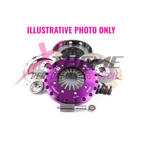 Sklopke in vztrajniki Xtreme KGM25620-2A Xtreme Performance 250mm Organic Twin Plate Clutch Kit Incl Flywheel & CSC | race-shop.si