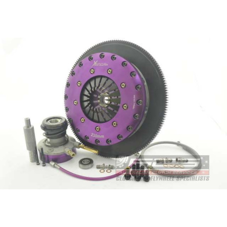 Sklopke in vztrajniki Xtreme KGM23639-2E Xtreme Performance 230mm Rigid Ceramic Twin Plate Clutch Kit Incl Flywheel & CSC 1800Nm | race-shop.si