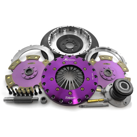 Sklopke in vztrajniki Xtreme KGM23630-2E Xtreme Performance 230mm Rigid Ceramic Twin Plate Clutch Kit Incl Flywheel & CSC 1800Nm | race-shop.si