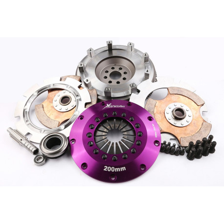 Sklopke in vztrajniki Xtreme KBM20530-2E Xtreme Performance 200mm Rigid Ceramic Twin Plate Clutch Kit Incl Flywheel 1200Nm | race-shop.si