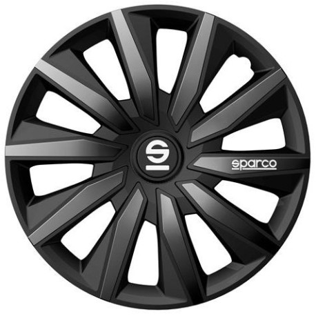 Dodatki za kolesa SPARCO Pokrovi koles SPARCO MILANO - 14" (črna/siva) | race-shop.si