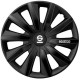Dodatki za kolesa SPARCO Pokrovi koles SPARCO MILANO - 16" (črna) | race-shop.si