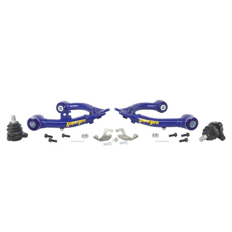 Poliuretanski silent bloki SuperPro Front Upper Control Arm Complete Assembly Fixed Offset + Ball Joint +1° Caster for Mitsubishi Pajero 2000-2022 | race-shop.si