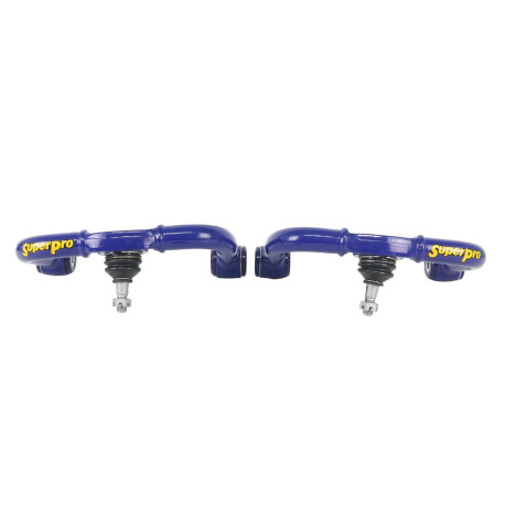 Poliuretanski silent bloki SuperPro Front Upper Control Arm Complete Assembly Fixed Offset + Ball Joint +1.5° Caster for Nissan Navara and more | race-shop.si