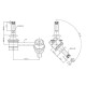 Anti-roll bars Lexus IS Fr LH Sway Bar Link | race-shop.si