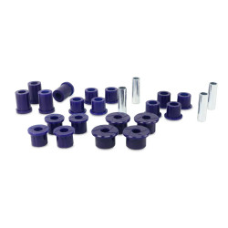 SuperPro Front & Rear Leaf Spring Bush Kit for Nissan Patrol MQ, MK 1979-1988 (KIT076K)