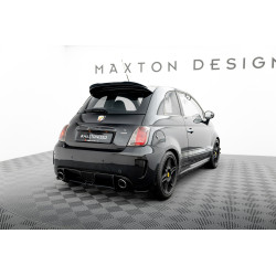 MAXTON DESIGN Street Pro zadnji difuzor za Abarth 500 Mk1, črno-rdeča