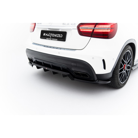 Body kit a vizuálne doplnky Rear Splitter (with vertical bars) Mercedes-Benz GLA 45 AMG X156 Facelift | race-shop.si