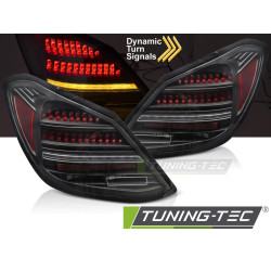 LED TAIL LIGHTS BLACK RED SEQ fits MERCEDES C-CLASS W205 14-21