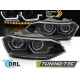 Osvetlenie VW POLO VI 2G 17-21 SEQ LED DRL BLACK | race-shop.si