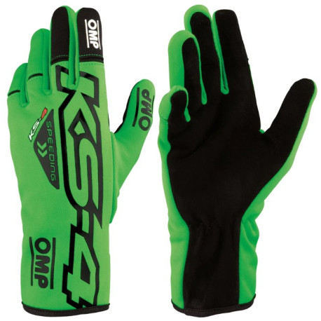 Rokavice Dirkalne rokavice OMP KS-4 ART my2023 (notranji šivi) green/black | race-shop.si