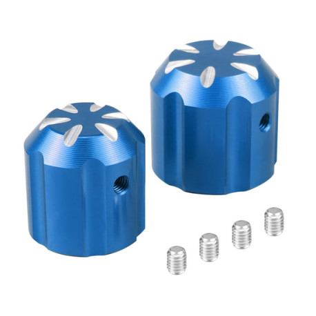 dizajn dodatki Aluminum A/C Service Valve Cap Cover For VW/ Audi/ Skoda | race-shop.si