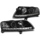 Osvetlenie ŽAROMETI ANGEL EYES LED ČRNA za AUDI A6 C6 04.04-08 | race-shop.si