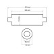 1x vhod / 1x izhod Sredinski izpušni lonec (dušilec zvoka) RACES 7, dovod/izhod premera 2,5" (63mm) | race-shop.si