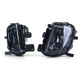 Outlet Clear glass fog lights H8 Black Smoke for VW Golf VI 6 GTI GTD 08-11 POŠKODOVANA | race-shop.si