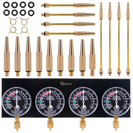 Merilno orodje Synchronous carburetor tester with 4 manometers - 26 piece set | race-shop.si