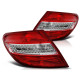 Osvetlenie LED ZADNJE LUČI RDEČE-BELA za MERCEDES C-CLASS W204 SEDAN 07-10 | race-shop.si