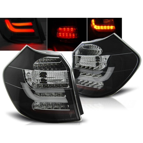 Osvetlenie LED BAR ZADNJE LUČI ČRNA za BMW E87 04-08.07 | race-shop.si