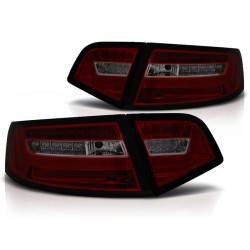 LED BAR ZADNJE LUČI RDEČE ZATEMNJENO SEQ za AUDI A6 08-11 SEDAN