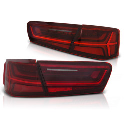 LED BAR ZADNJE LUČI RDEČE BELA SEQ za AUDI A6 C7 11-14 LIMOUSINE