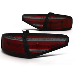 LED BAR ZADNJE LUČI RDEČE ZATEMNJENO SEQ za AUDI A4 B8 12-15 SEDAN OEM ŽARNICA