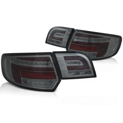 LED BAR RDEČA ZADNJE LUČI ZATEMNJENO SEQ za AUDI A3 8P 5-vrat 08-12