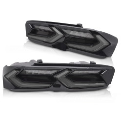 LED TAILIGHTS SMOKE BLACK fits CHEVROLET CAMARO 19-23
