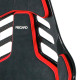 Športni sedeži brez homologacije FIA Racing seat RECARO Podium CF - Alcantra Black / Leather Red | race-shop.si