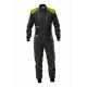 Otroški kombinezon za karting OMP KS-4 my2026, antracit/fluo/rumena