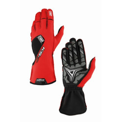 Race gloves OMP KS-3 my2026 (external seams), red/black