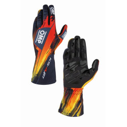 Race gloves OMP KS-4 ART my2026 (internal seams), black/orange